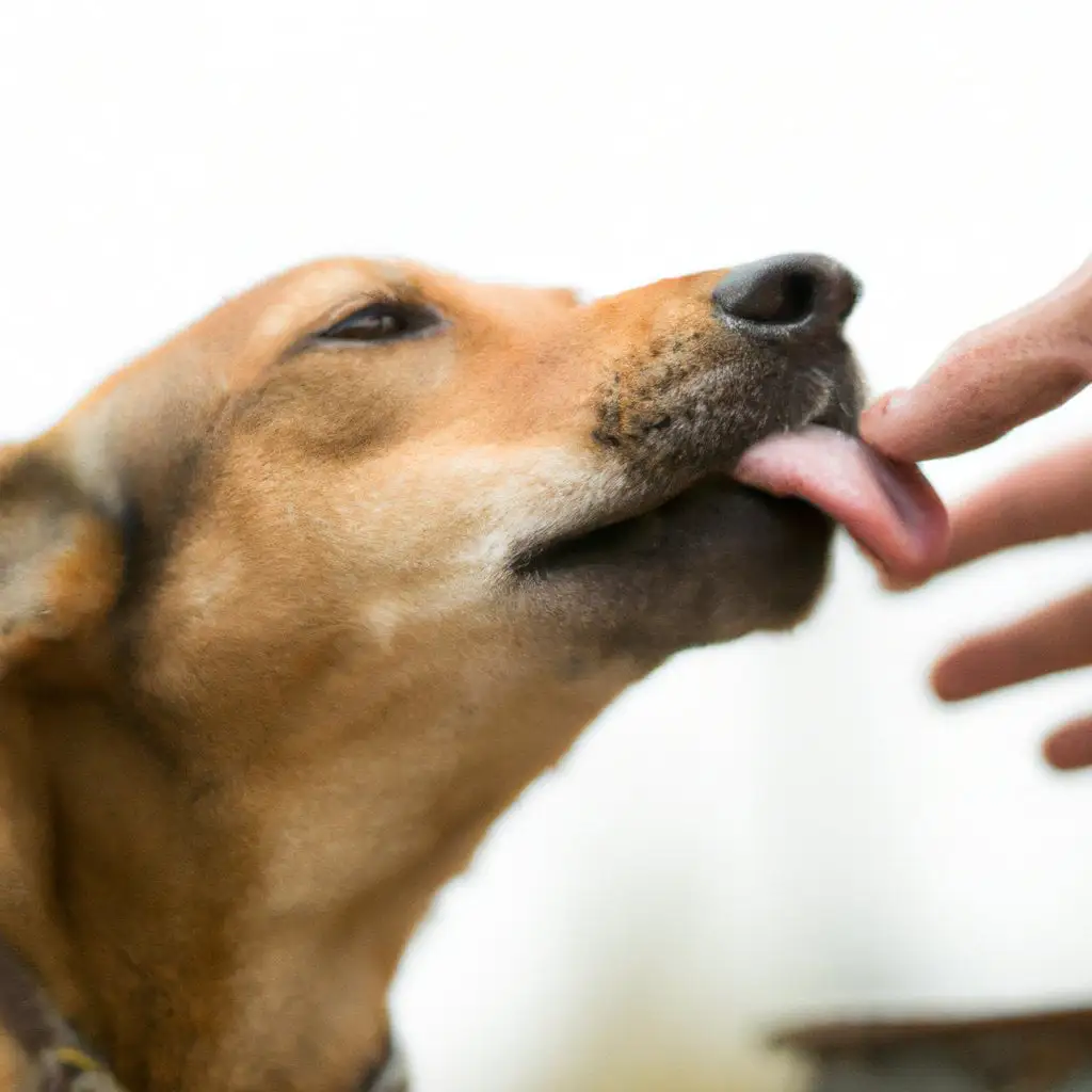 Dogs Lick people as a form of Greeting